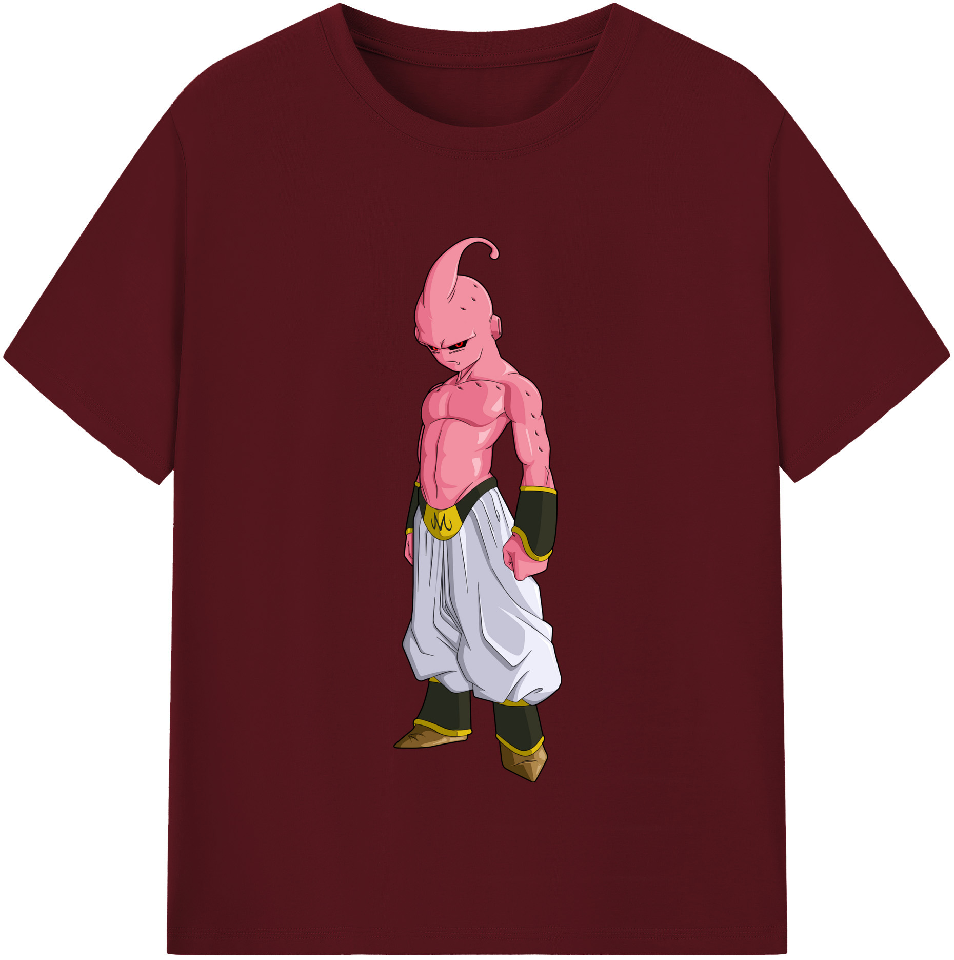 （画像用） ドラゴンボール 魔人ブウ DRAGON BALL Majin Buu 綿100％半袖Tシャツ（フロントプリント）